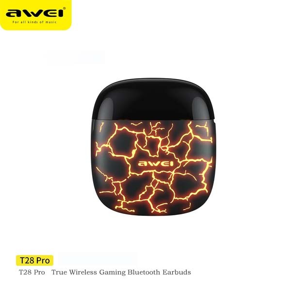 Awei T28 Pro RGB Gaming Earbuds 0