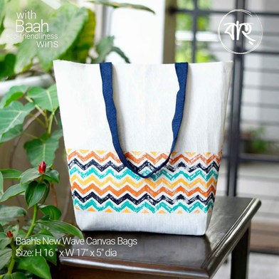 Unisex New Wave Canvas Tote Bag